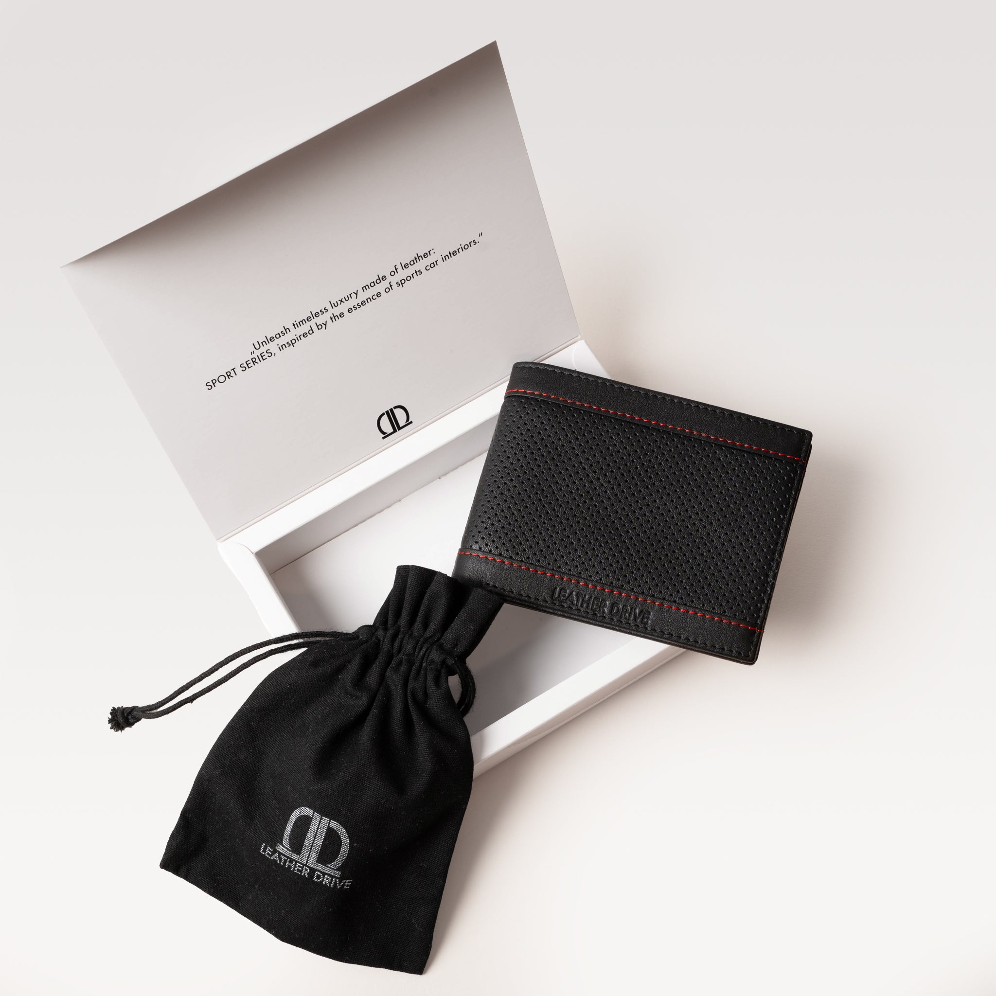 PORTEMONNAIE | SCHWARZ ROT